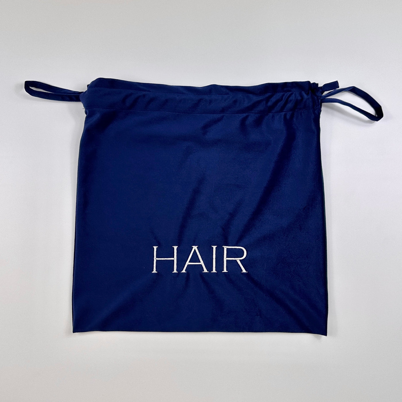 Velvet Bags with Laundry, Hair and Shoe Bag in White and Navy