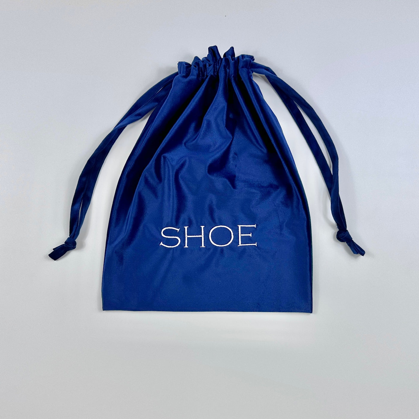 Velvet Bags with Laundry, Hair and Shoe Bag in White and Navy