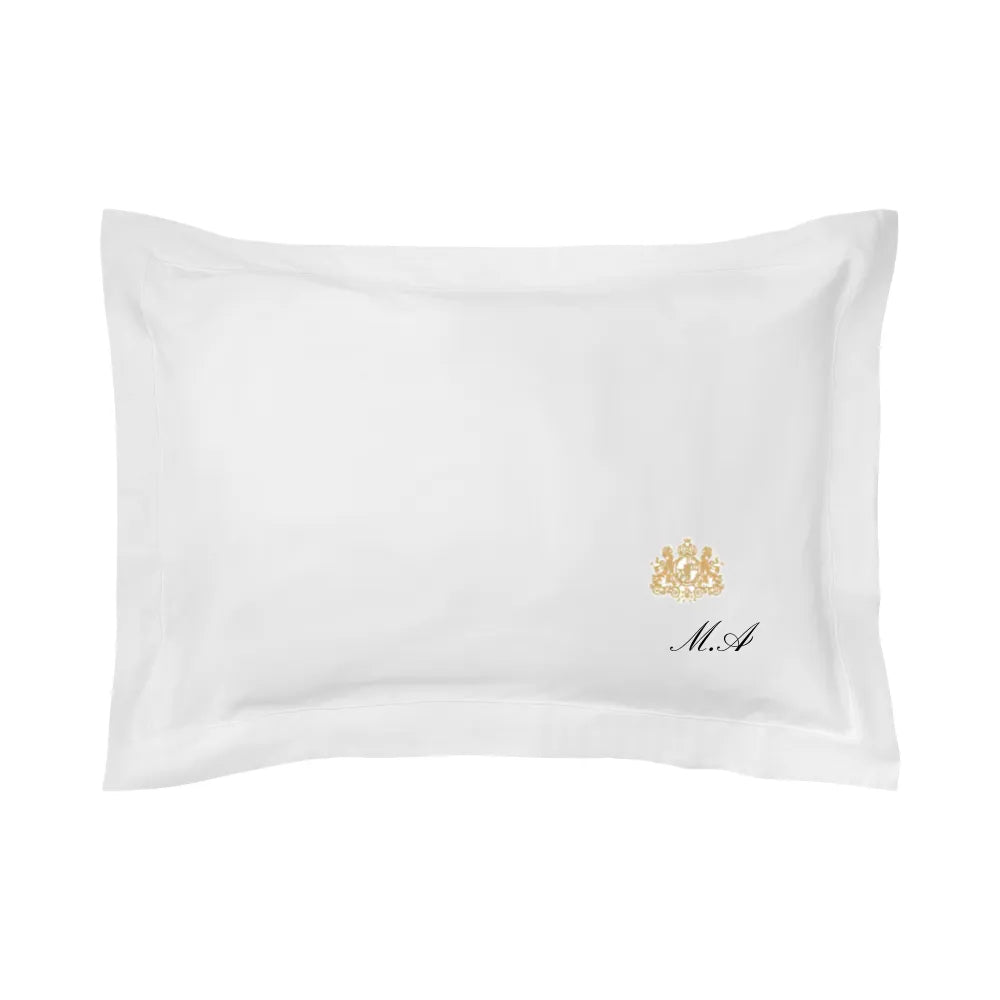 Crest Embroidered 300TC Sateen Bed Linen - Customised Product