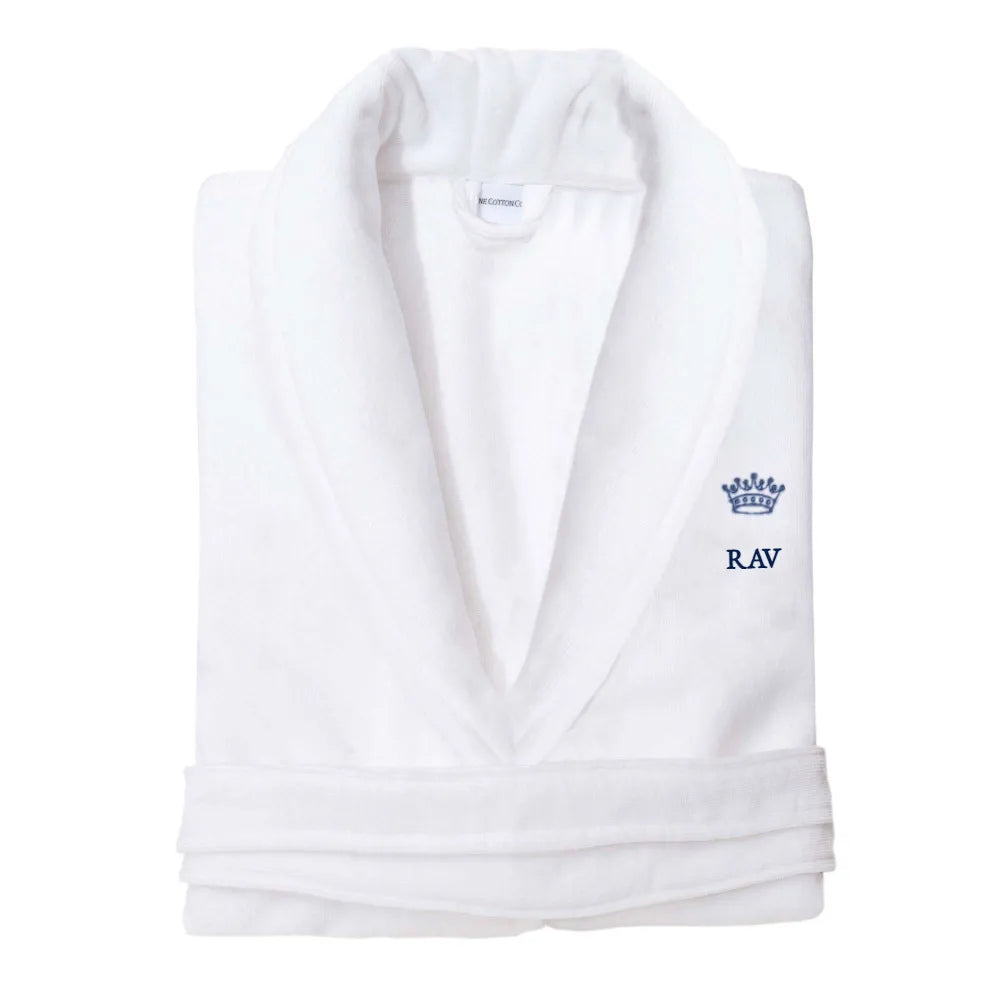 Crest or Motif Embroidered Bath Robe Collection - Customised Product